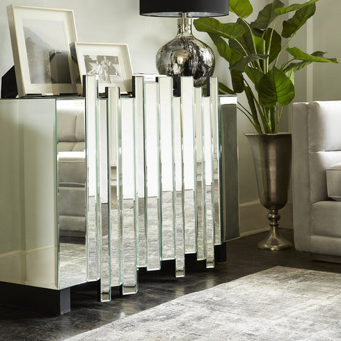 Libra Crystalline Mirrored Cabinet