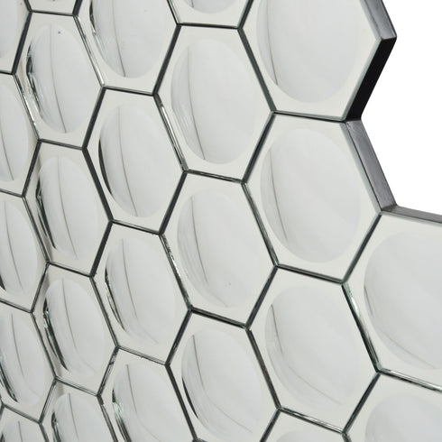 Libra Hexagonal Honeycomb Convex Mirror Wall Art