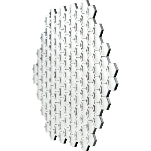 Libra Hexagonal Honeycomb Convex Mirror Wall Art