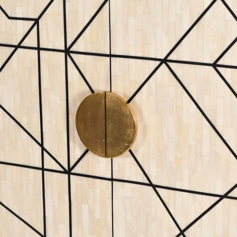 Libra Rialto Bone Bar Cabinet