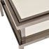 Libra PROMO Belgravia Stainless Steel and Glass Square Side Table 65x65x55cm