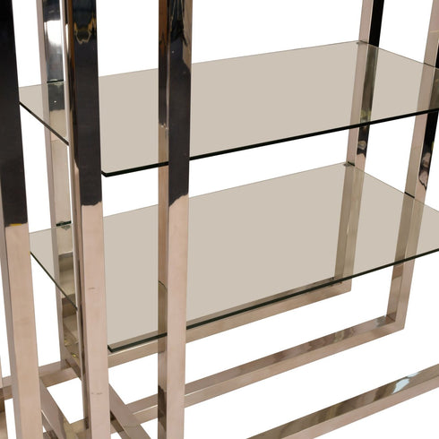 Libra PROMO Belgravia Steel and Glass Display Unit 120x60x230cm