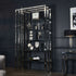 Libra PROMO Belgravia Steel and Glass Display Unit 120x60x230cm