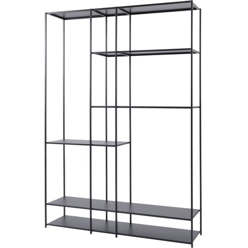 Libra Shoreditch Black Metal Shelving Unit