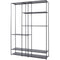 Libra Shoreditch Black Metal Shelving Unit
