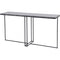 Libra Shoreditch Black Metal and Grey Travisso Console Table