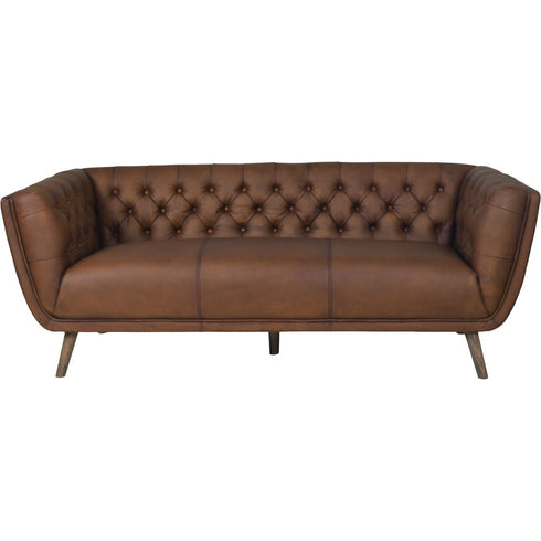 Libra Bellagio Sofa Light Brown Leather