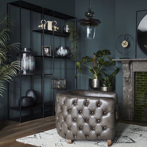 Libra Helix Chester Club Chair Lampre Leather