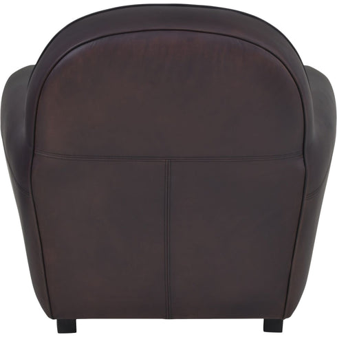 Libra MTO Midhurst Club Chair Rich Brown Leather