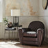 Libra MTO Midhurst Club Chair Rich Brown Leather