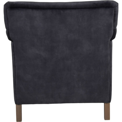 Libra Lytham Club Chair Coal Velvet