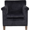 Libra Lytham Club Chair Coal Velvet