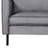 Libra Flanders 220 Concrete Leather Sofa