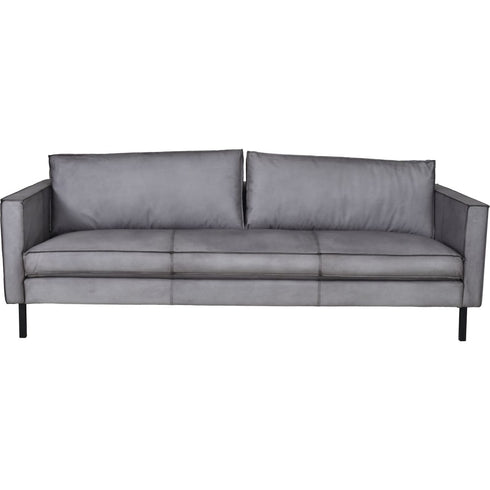 Libra Flanders 220 Concrete Leather Sofa
