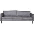 Libra Flanders 220 Concrete Leather Sofa