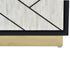 Libra Credenza Abstract 3 Door Cabinet with Bone Inlay