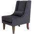Libra Benson Grey Velvet Occasional Chair