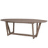 Libra Ovate six seater wooden dining Table
