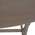 Libra Ovate six seater wooden dining Table