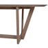 Libra Ovate six seater wooden dining Table