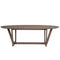 Libra Ovate six seater wooden dining Table
