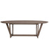 Libra Ovate six seater wooden dining Table