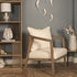Libra Cove Armchair with Calico Cushions