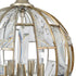 Libra Georgia Aged Silver Pendant Chandelier – E14 40W