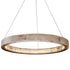 Libra Emma Turned Wooden Ring Chandelier – LED 60W