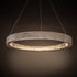 Libra Emma Turned Wooden Ring Chandelier – LED 60W