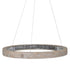 Libra Emma Turned Wooden Ring Chandelier – LED 60W