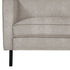 Libra Flanders 220 Ivory Velvet Sofa