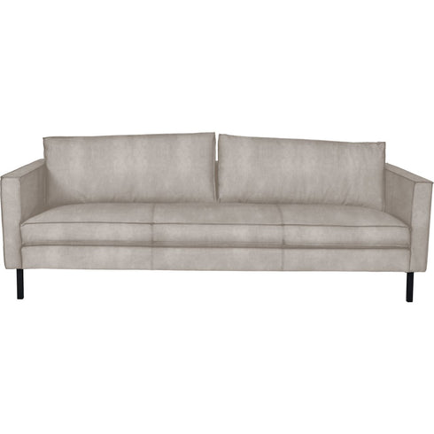 Libra Flanders 220 Ivory Velvet Sofa