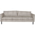 Libra Flanders 220 Ivory Velvet Sofa