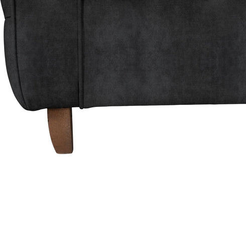 Libra Helix Chester Club Chair Coal Velvet