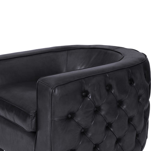 Libra Helix Chester Club Chair Fumee Leather