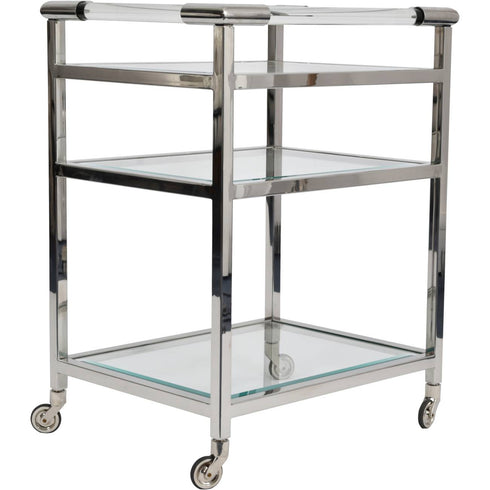 Libra Tamara Nickel Drinks Trolley
