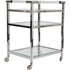 Libra Tamara Nickel Drinks Trolley