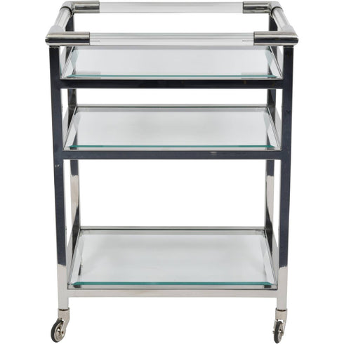 Libra Tamara Nickel Drinks Trolley
