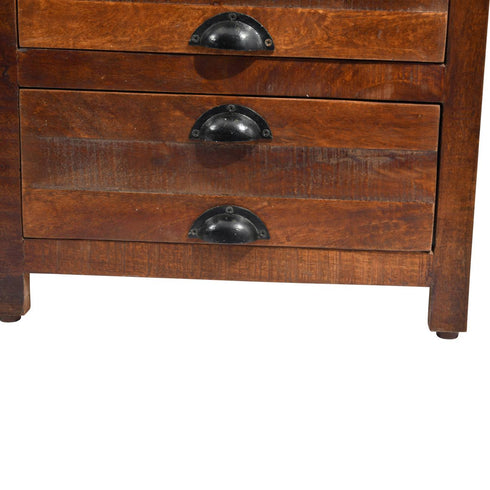Libra Apothecary Style Mango 12 Drawer Chest