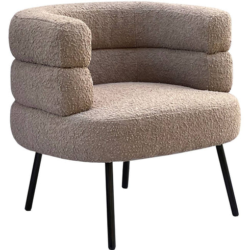 Libra Skye Occasional Chair in Boucle Taupe