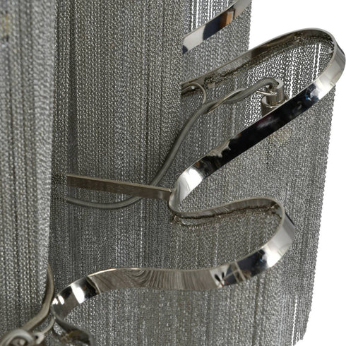 Libra Niagara Silver Chain 15 Light Pendant Lamp Extra Large