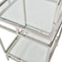 Libra Abington Stainless Steel Frame and Clear Glass Display Unit