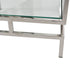 Libra Abington Stainless Steel Frame and Clear Glass Display Unit
