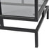 Libra Abington Black Frame and Tinted Glass Display Unit