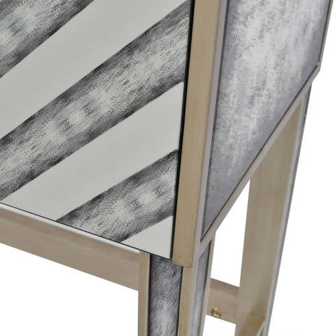 Libra Lexington Antique Mirrored Bar Cabinet