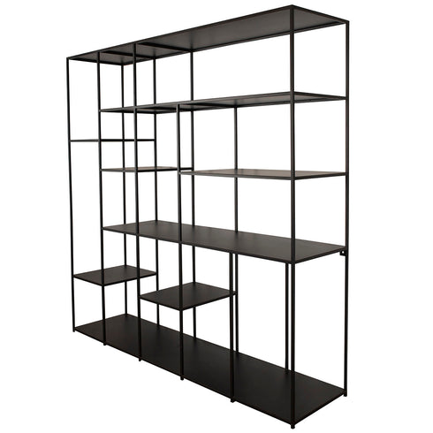 Libra Shoreditch Black XXL Metal Modular Shelving Unit