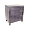3 Drawer Chest - Dark Grey Shagreen