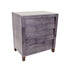 3 Drawer Chest - Dark Grey Shagreen