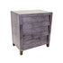 3 Drawer Chest - Dark Grey Shagreen